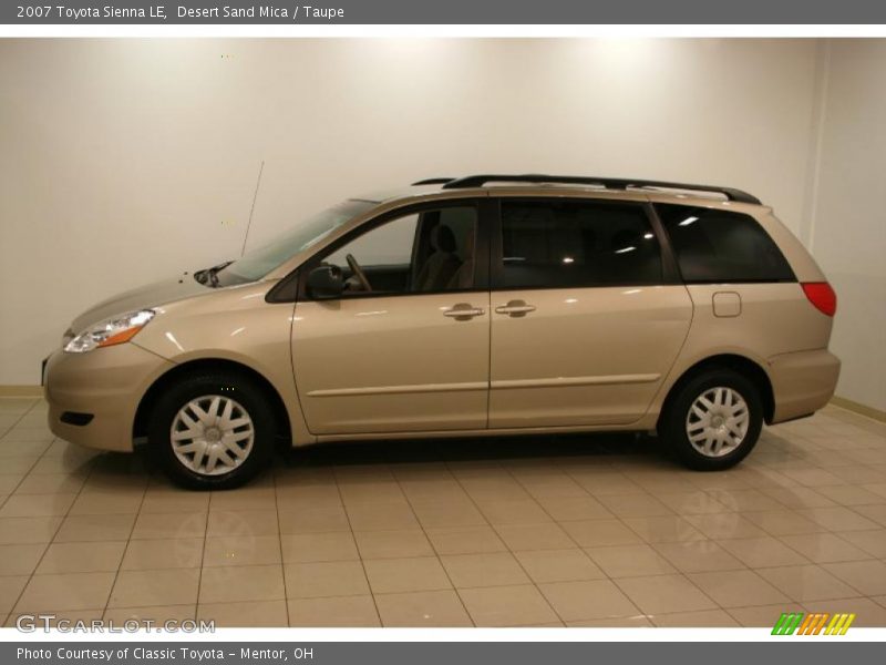 Desert Sand Mica / Taupe 2007 Toyota Sienna LE