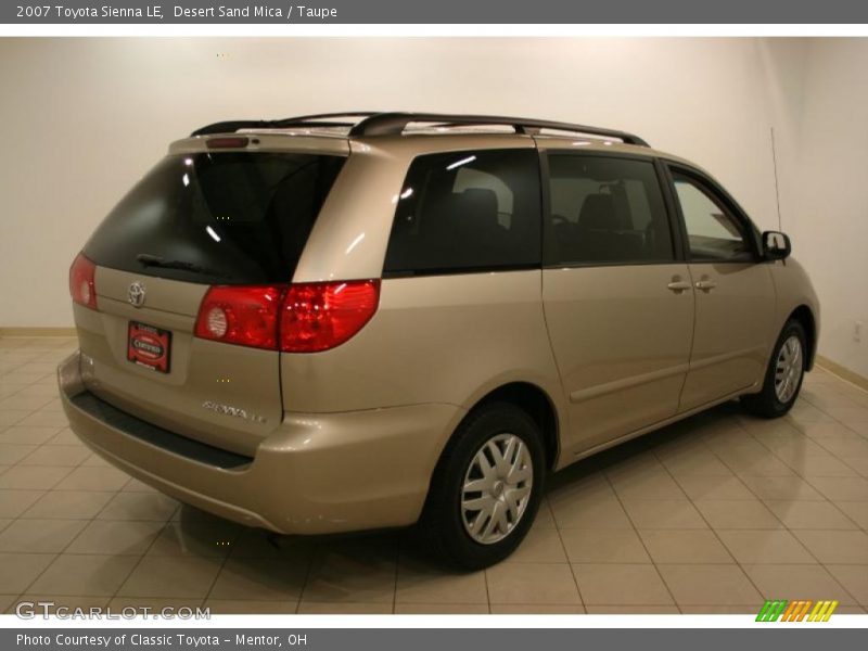Desert Sand Mica / Taupe 2007 Toyota Sienna LE