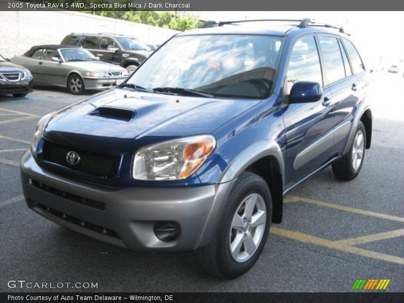 Spectra Blue Mica / Dark Charcoal 2005 Toyota RAV4 S 4WD