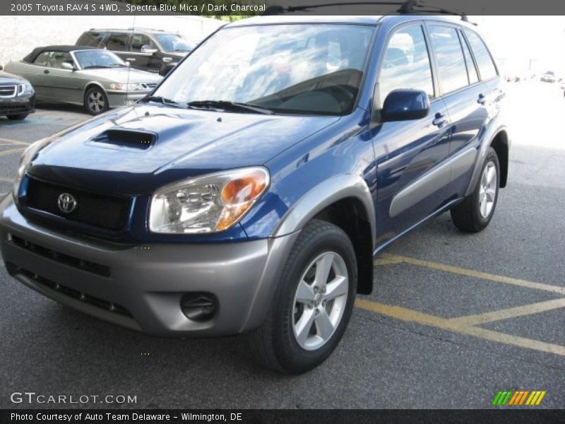 Spectra Blue Mica / Dark Charcoal 2005 Toyota RAV4 S 4WD