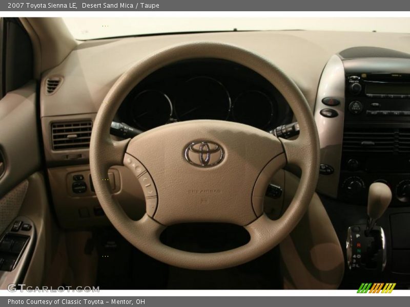 Desert Sand Mica / Taupe 2007 Toyota Sienna LE