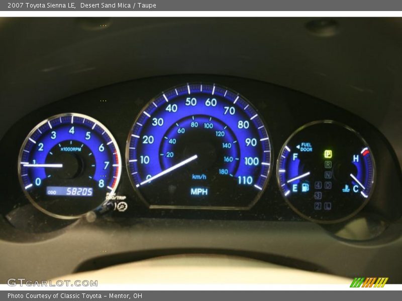 Desert Sand Mica / Taupe 2007 Toyota Sienna LE
