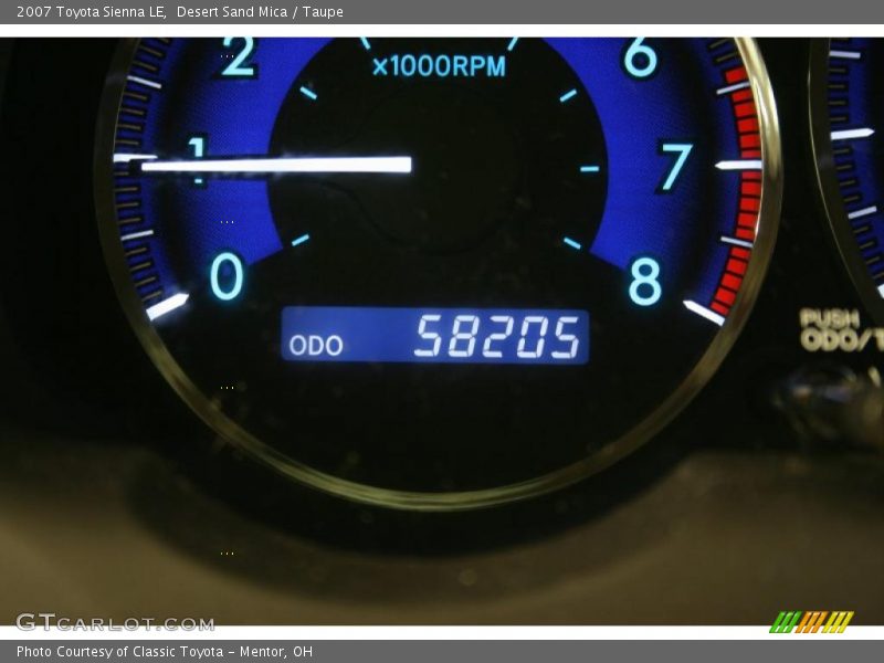 Desert Sand Mica / Taupe 2007 Toyota Sienna LE