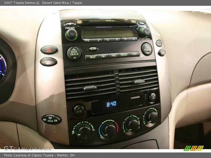 Desert Sand Mica / Taupe 2007 Toyota Sienna LE