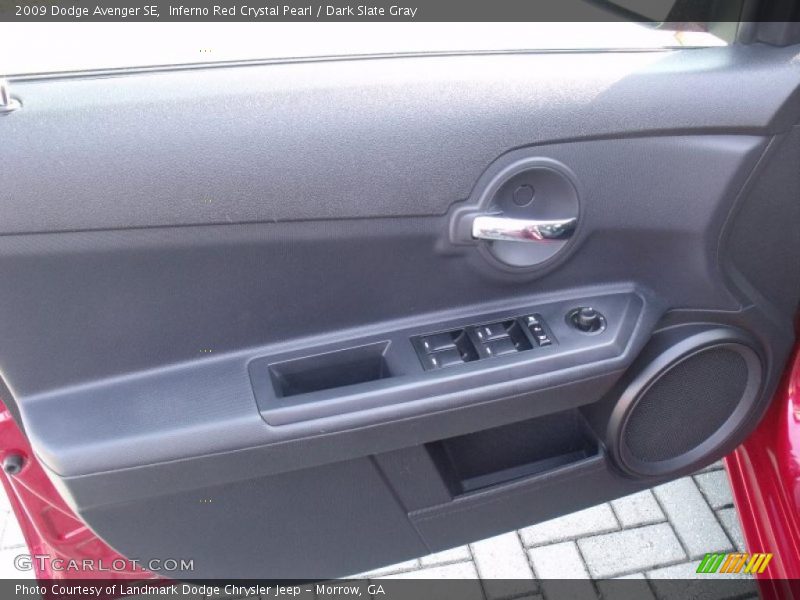 Inferno Red Crystal Pearl / Dark Slate Gray 2009 Dodge Avenger SE