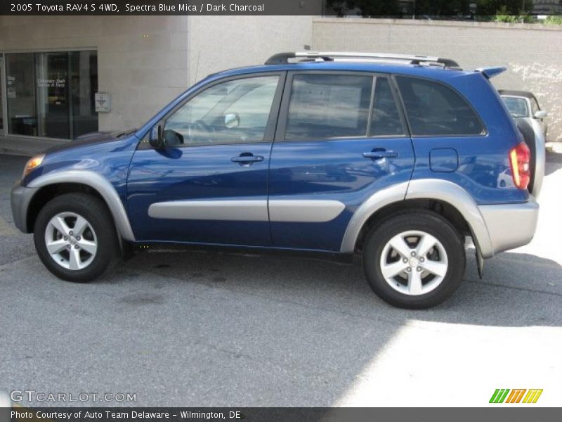Spectra Blue Mica / Dark Charcoal 2005 Toyota RAV4 S 4WD