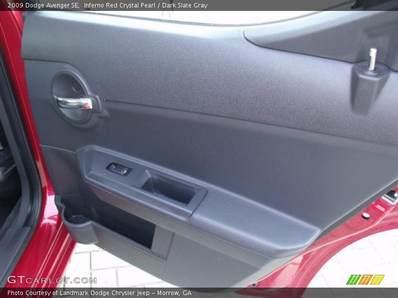 Inferno Red Crystal Pearl / Dark Slate Gray 2009 Dodge Avenger SE