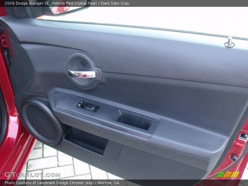 Inferno Red Crystal Pearl / Dark Slate Gray 2009 Dodge Avenger SE