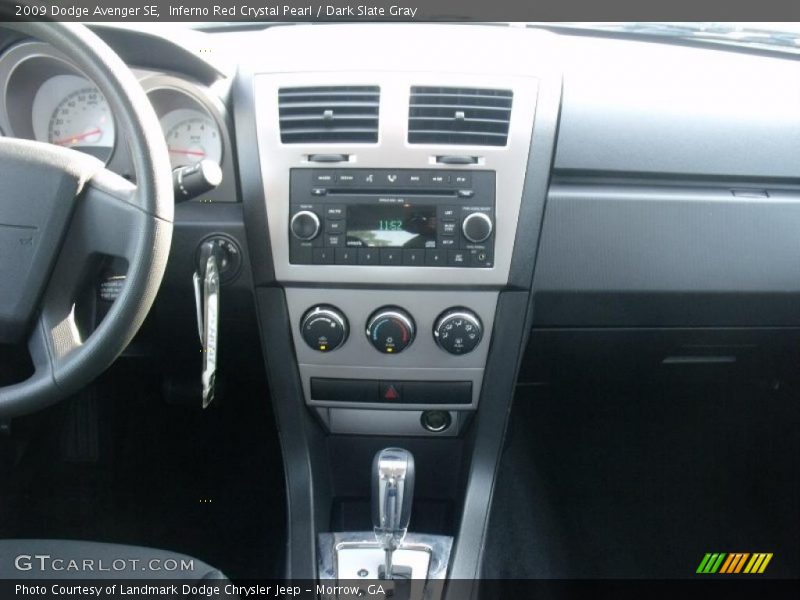 Inferno Red Crystal Pearl / Dark Slate Gray 2009 Dodge Avenger SE