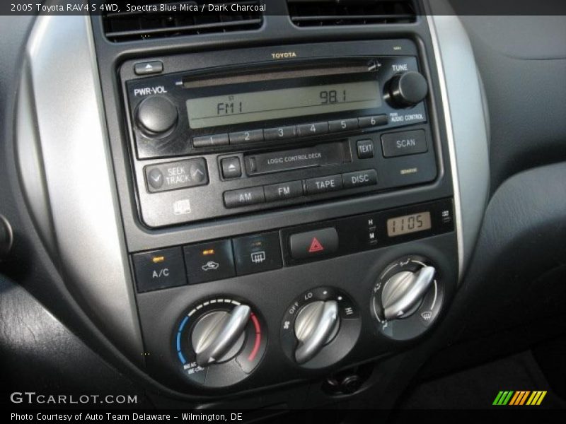 Spectra Blue Mica / Dark Charcoal 2005 Toyota RAV4 S 4WD
