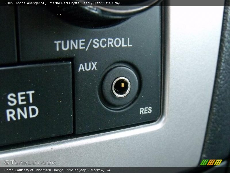 Inferno Red Crystal Pearl / Dark Slate Gray 2009 Dodge Avenger SE