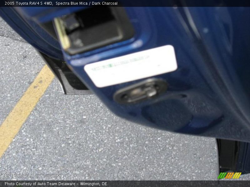 Spectra Blue Mica / Dark Charcoal 2005 Toyota RAV4 S 4WD