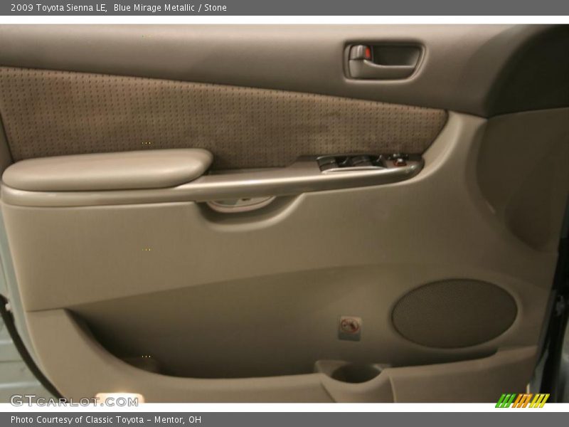Blue Mirage Metallic / Stone 2009 Toyota Sienna LE