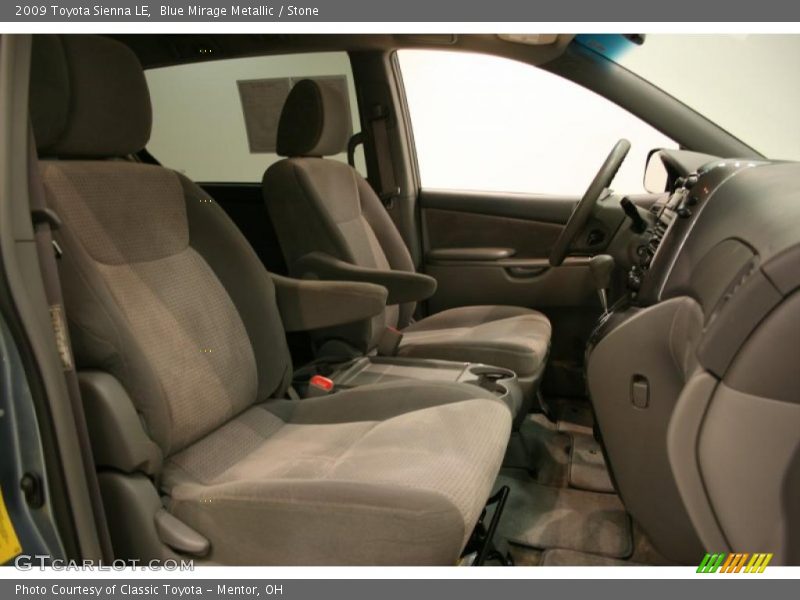 Blue Mirage Metallic / Stone 2009 Toyota Sienna LE
