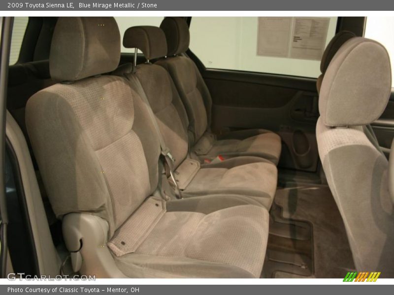 Blue Mirage Metallic / Stone 2009 Toyota Sienna LE