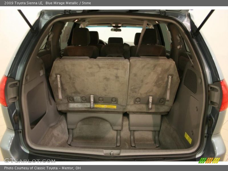Blue Mirage Metallic / Stone 2009 Toyota Sienna LE