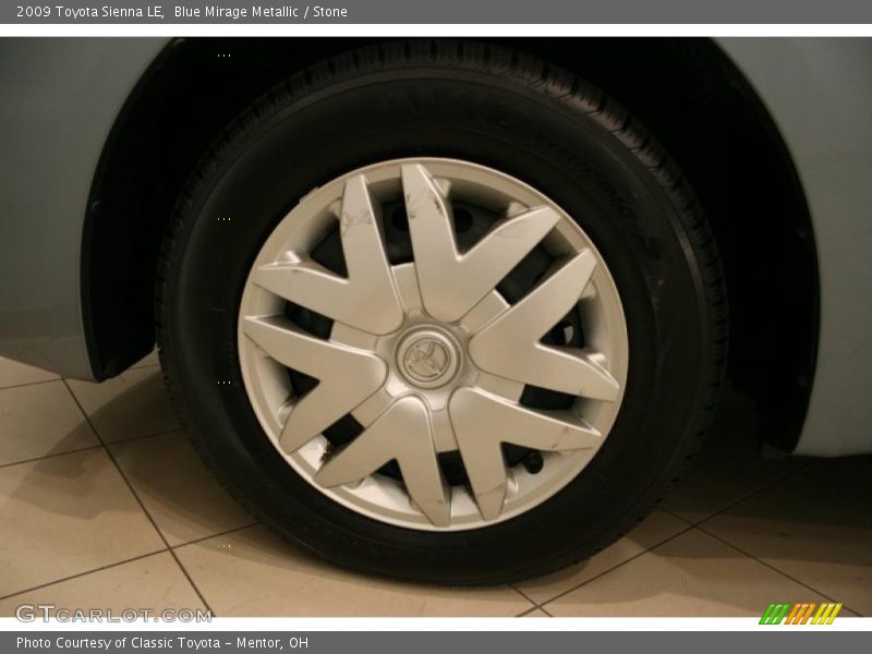Blue Mirage Metallic / Stone 2009 Toyota Sienna LE