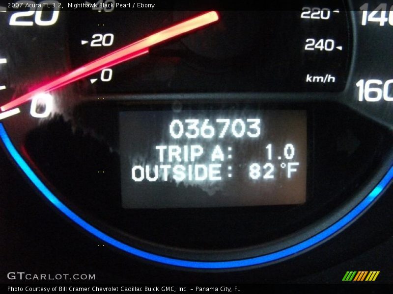 Nighthawk Black Pearl / Ebony 2007 Acura TL 3.2