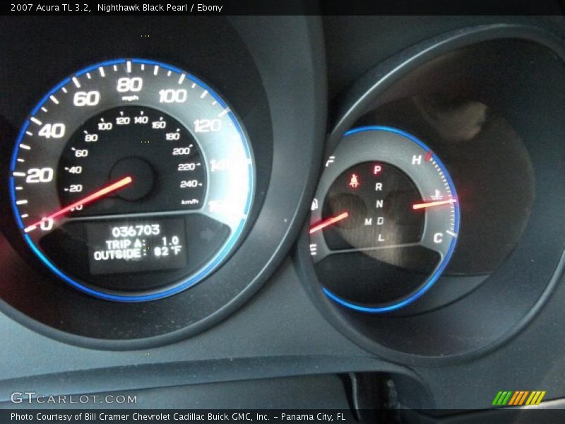 Nighthawk Black Pearl / Ebony 2007 Acura TL 3.2