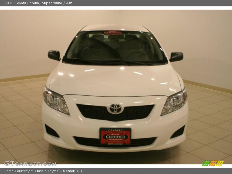 Super White / Ash 2010 Toyota Corolla