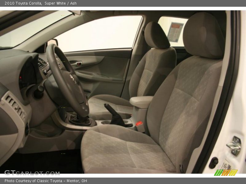 Super White / Ash 2010 Toyota Corolla
