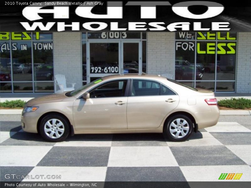 Sandy Beach Metallic / Ash Gray 2010 Toyota Camry