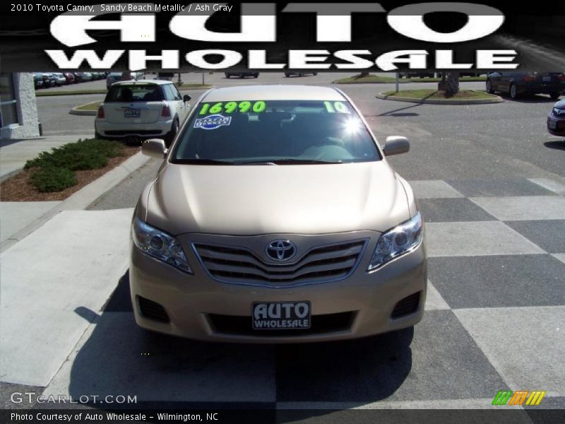 Sandy Beach Metallic / Ash Gray 2010 Toyota Camry