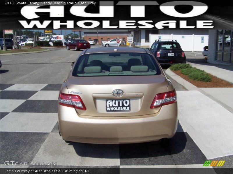 Sandy Beach Metallic / Ash Gray 2010 Toyota Camry