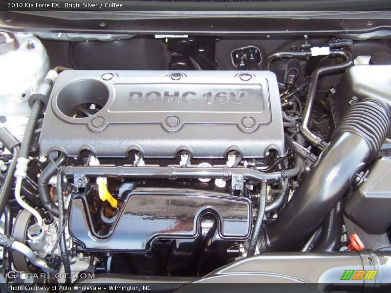 Bright Silver / Coffee 2010 Kia Forte EX