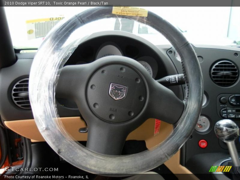 Toxic Orange Pearl / Black/Tan 2010 Dodge Viper SRT10