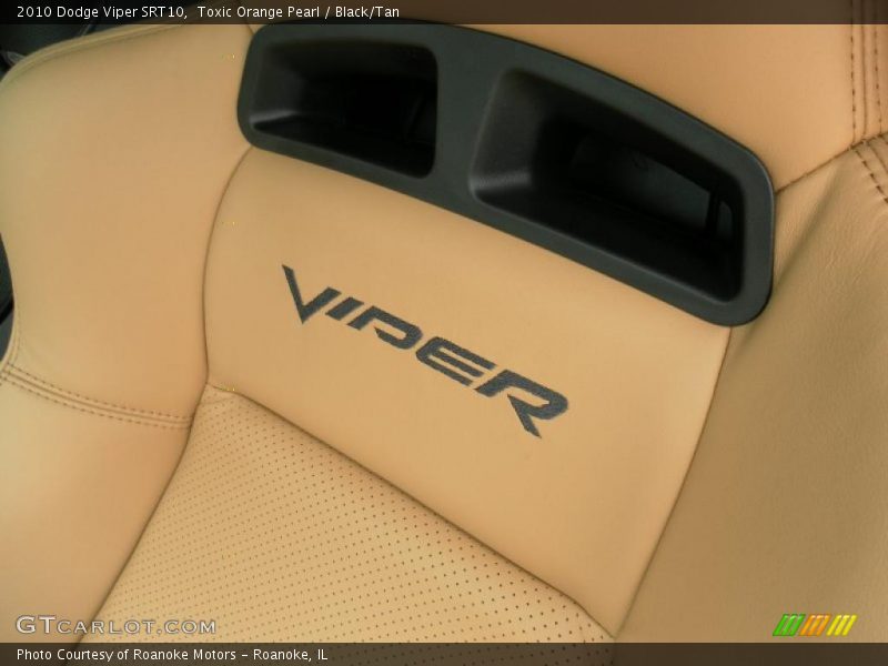 Toxic Orange Pearl / Black/Tan 2010 Dodge Viper SRT10