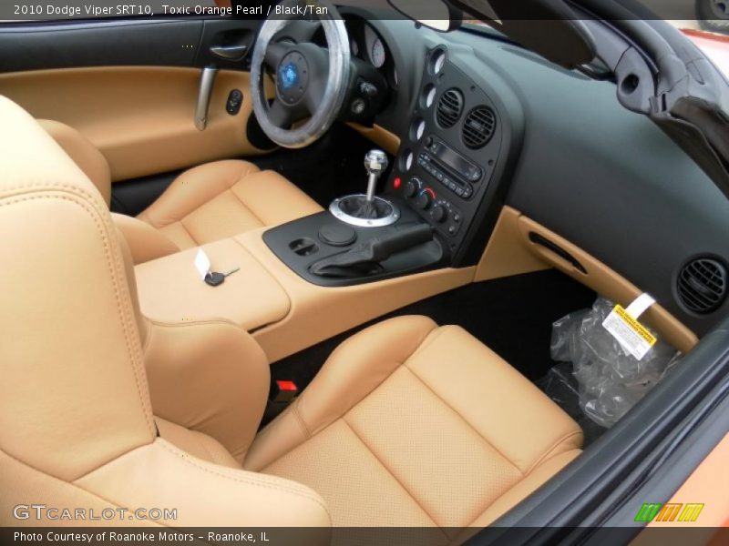 Toxic Orange Pearl / Black/Tan 2010 Dodge Viper SRT10