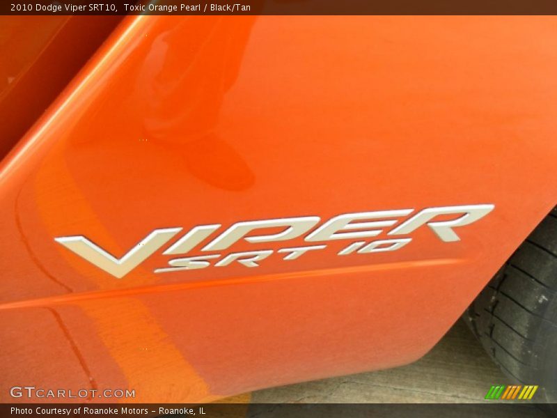 Toxic Orange Pearl / Black/Tan 2010 Dodge Viper SRT10