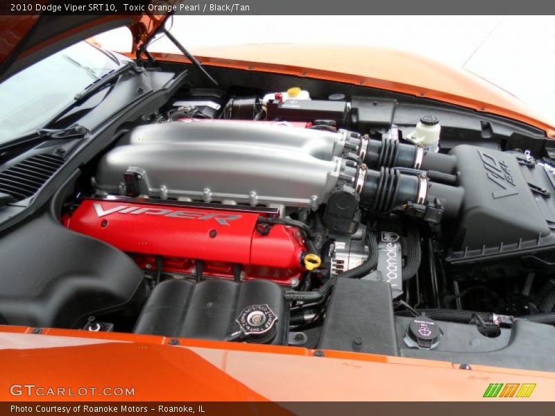Toxic Orange Pearl / Black/Tan 2010 Dodge Viper SRT10