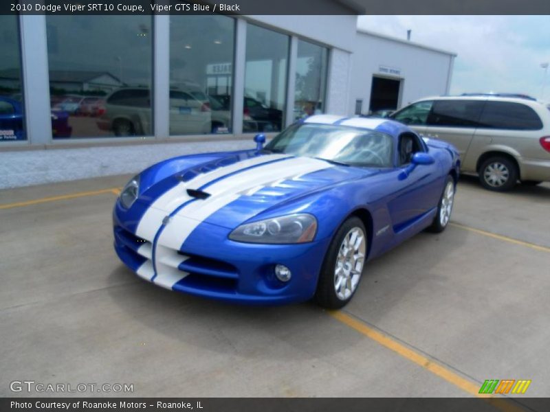 Viper GTS Blue / Black 2010 Dodge Viper SRT10 Coupe