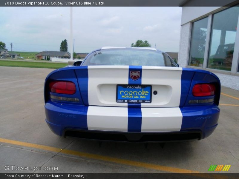 Viper GTS Blue / Black 2010 Dodge Viper SRT10 Coupe