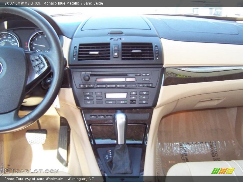 Monaco Blue Metallic / Sand Beige 2007 BMW X3 3.0si