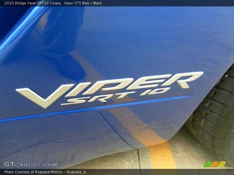 Viper GTS Blue / Black 2010 Dodge Viper SRT10 Coupe