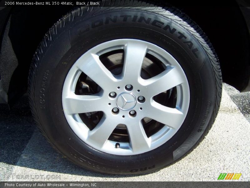 Black / Black 2006 Mercedes-Benz ML 350 4Matic
