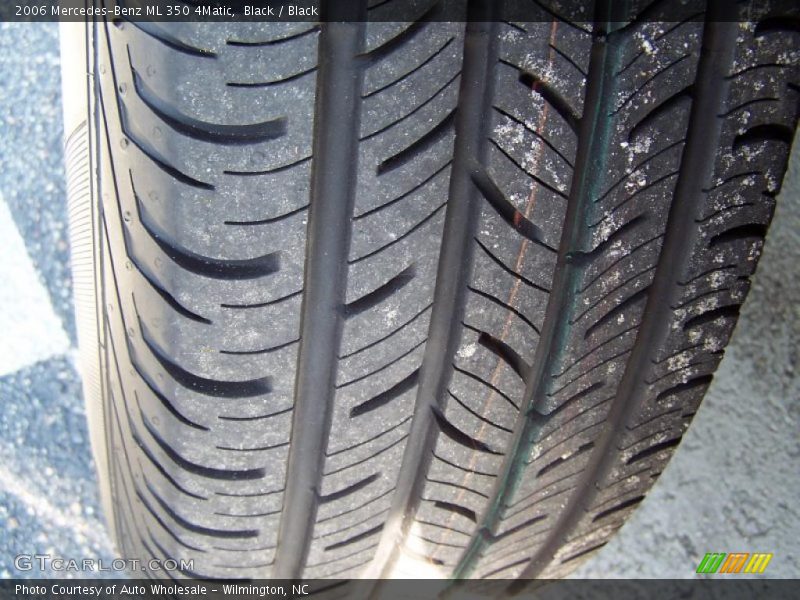 Black / Black 2006 Mercedes-Benz ML 350 4Matic