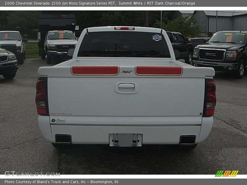Summit White / RST Dark Charcoal/Orange 2006 Chevrolet Silverado 1500 Jon Moss Signature Series RST