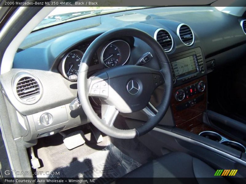 Black / Black 2006 Mercedes-Benz ML 350 4Matic