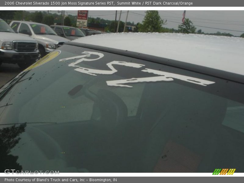 Summit White / RST Dark Charcoal/Orange 2006 Chevrolet Silverado 1500 Jon Moss Signature Series RST