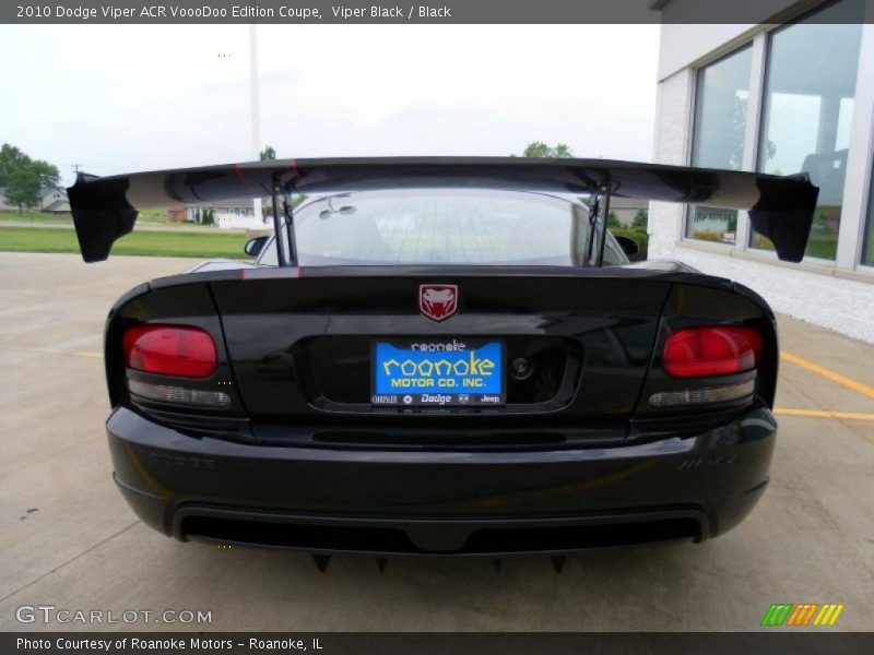 Viper Black / Black 2010 Dodge Viper ACR VoooDoo Edition Coupe