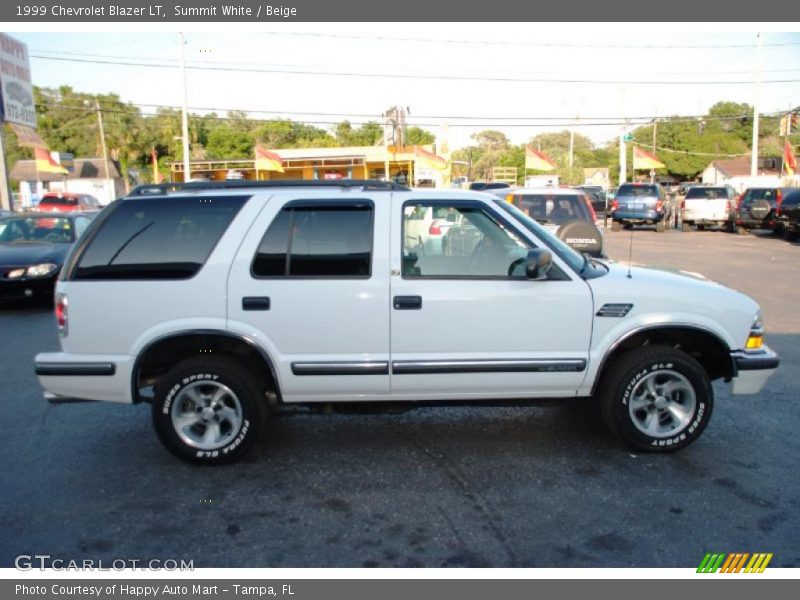 Summit White / Beige 1999 Chevrolet Blazer LT