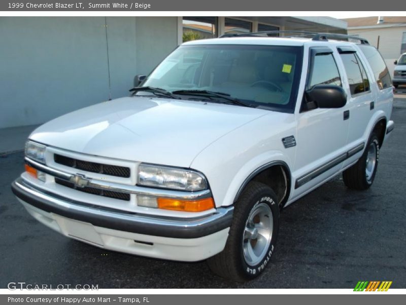 Summit White / Beige 1999 Chevrolet Blazer LT
