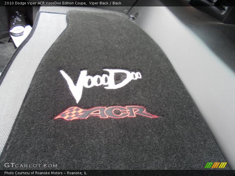 Viper Black / Black 2010 Dodge Viper ACR VoooDoo Edition Coupe