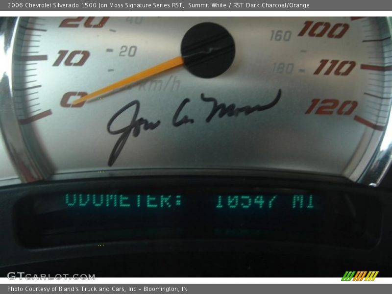 Summit White / RST Dark Charcoal/Orange 2006 Chevrolet Silverado 1500 Jon Moss Signature Series RST