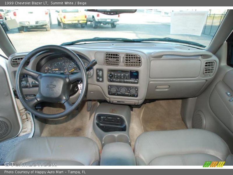 Summit White / Beige 1999 Chevrolet Blazer LT