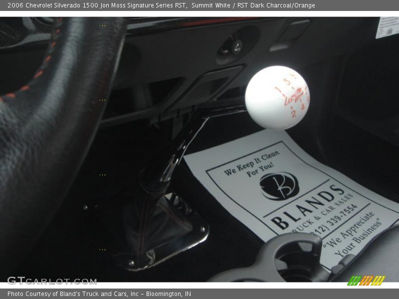 Summit White / RST Dark Charcoal/Orange 2006 Chevrolet Silverado 1500 Jon Moss Signature Series RST